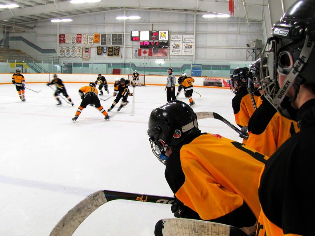 hockey spit