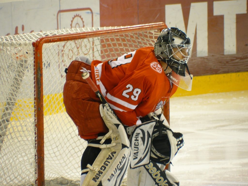 ice hockey goalie