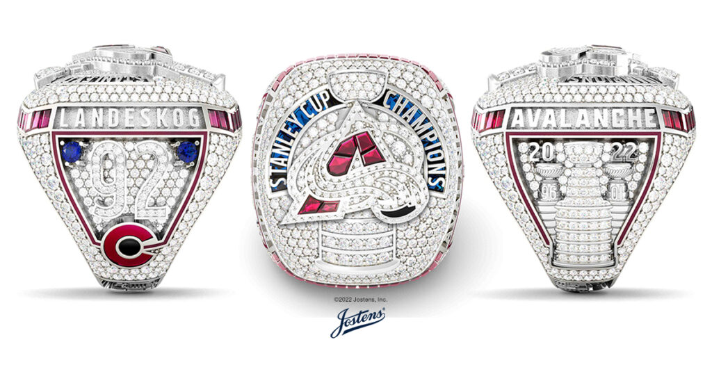 Colorado Avalanche Stanley Cup Ring 2022
