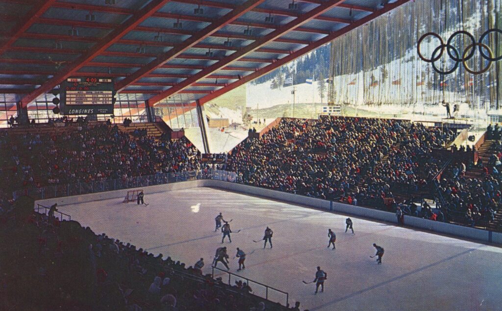 Blyth Arena Ice Hockey 1960 Winter Olympics in Squaw Valley California