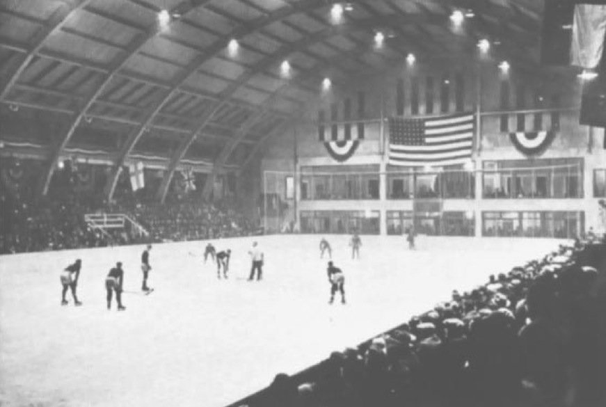 Lake Placid arena New York during the 1932 Olympic Winter Games