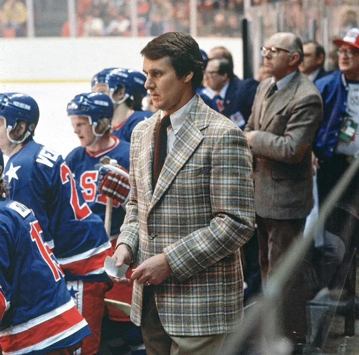 Herb Brooks USA coach 1980 winter olympics lake placid new york USA wins gold versus soviet