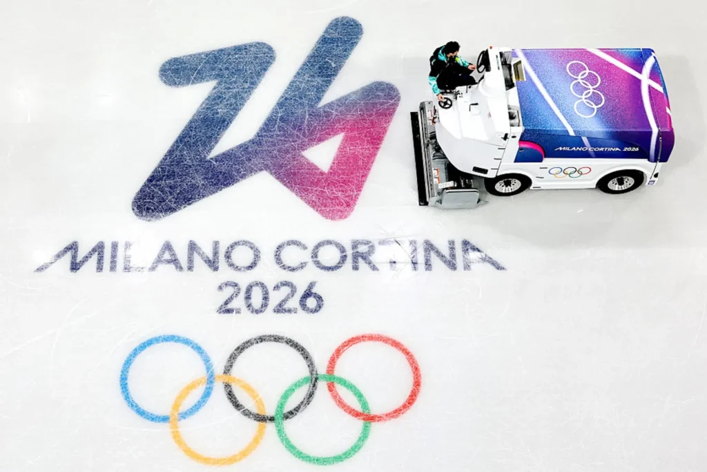 Volatility era Milano Cortina 2026 Winter Olympic games at Milano Ice Hockey Arena